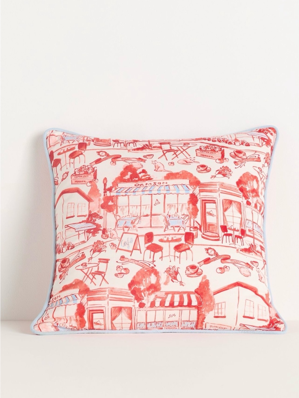 Anthropologie Damson Madder
Cotton Printed Pillow
